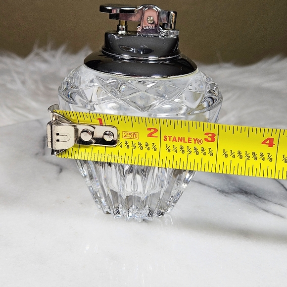 Vintage Princess House Highlights in Lead Crystal Table Lighter Made in Japan - Picture 7 of 9